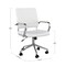 Martha Stewart Piper Upholstered Office Chair in White/Polished Nickel CH-220921-2-WH-MS - alternate 7